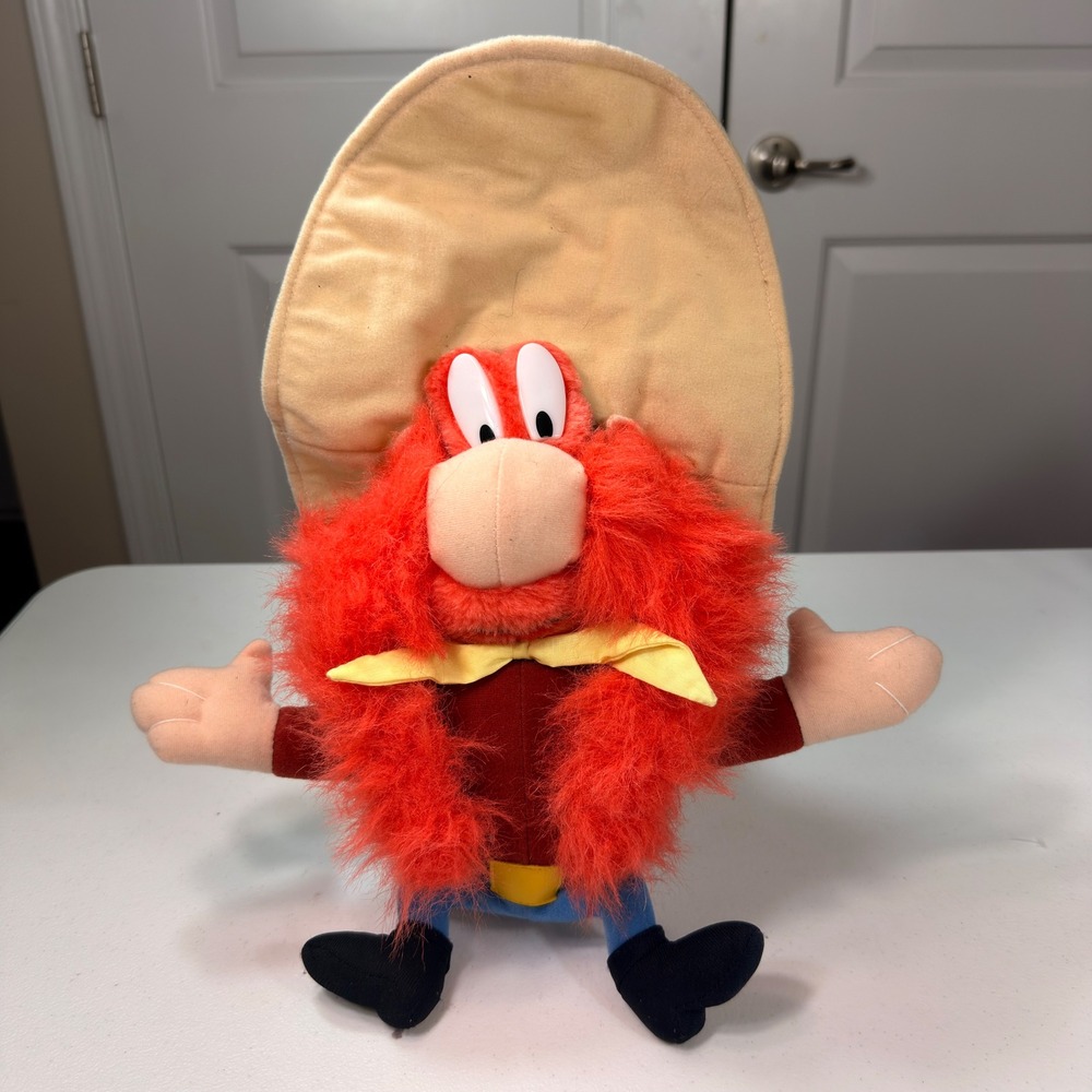 Nanco Looney Tunes Yosemite Sam Plush 14" Vintage 2005 Warner Bros Toy Plushie